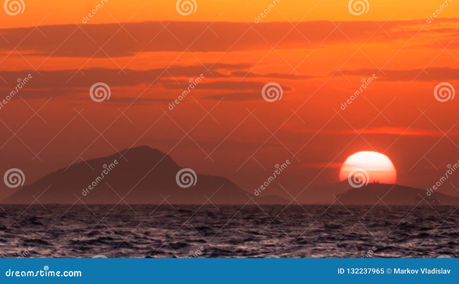 sunset over the dardanelles